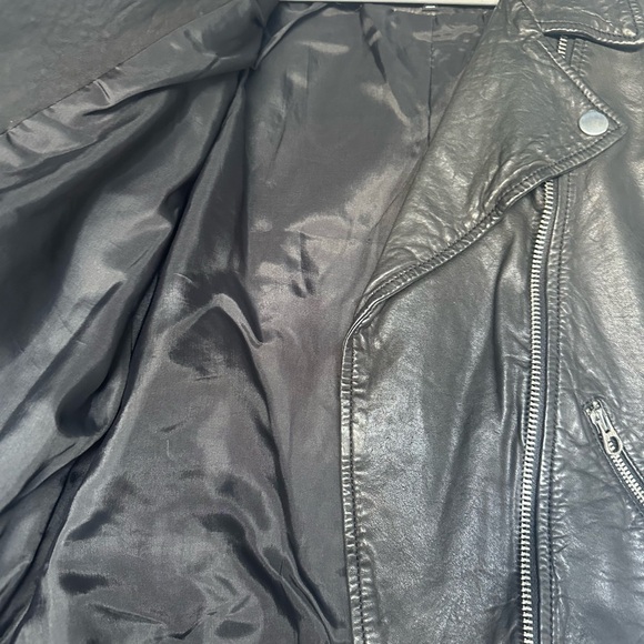 Madewell Dark Leather Moto Jacket - Picture 5 of 8